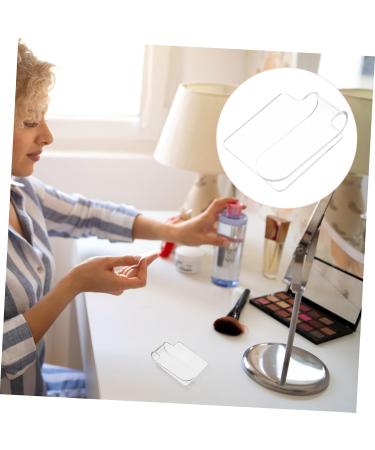  FRCOLOR FRCOLOR 10 Piece Transparent Acrylic Makeup Mixing Palette Compact Handy Foundation Tray for Precise Color Mixing Nail Art Lightweight Easy to Clean - Buy Online on GoSupps.com