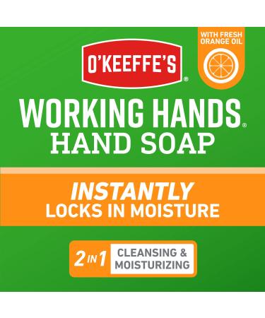 O'Keeffe's Working Hands Hand Soap with Fresh Orange Oil 12 oz Pump (2 Pack) - Buy Online on GoSupps.com