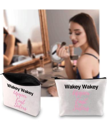 Gossip Girl Inspired Cosmetic Bag - Wakey Wakey Upper East Siders Gift for BFF | International Shipping Available - Buy Online on GoSupps.com