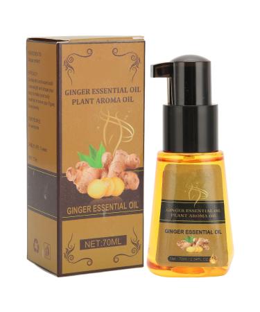 Abdominal drainage ginger oil ginger 70 ml ginger slimming oil of tight skin improves blood circulation Natural slimming etheric oil to shape weight loss