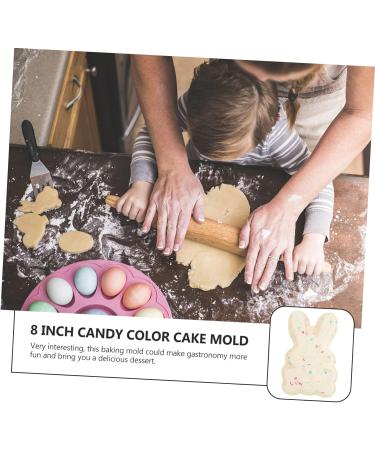 FUNOMOCYA 1pc Cake Mold Easter Bunny Mold Easter Jelly Bean Molds Silicone Crayon Molds Easter Baking Molds DIY Candle Molds Baking Cake Accessories Small Tools Silica Gel Bakeware - Buy Online on GoSupps.com