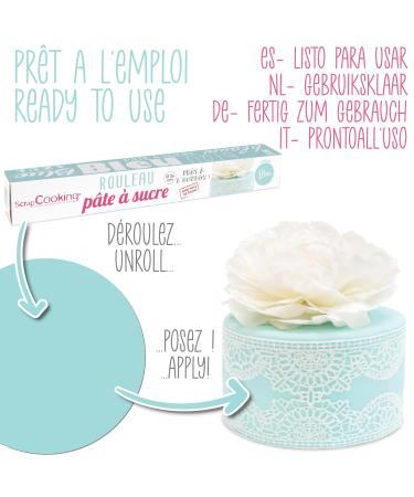 Buy Scrapcooking Rollfondant Himmelblau 36 cm - 430g Fondant for Cakes Birthdays & Parties - Perfect Light Blue Ceiling Decoration - Buy Online on GoSupps.com