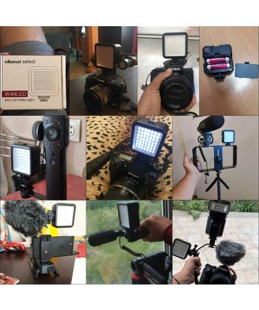 Ulanzi Ultra Bright LED Video Light - 49 Dimmable High Power Panel for DJI Ronin S, OSMO, Zhiyun, Smooth 4 Gimbal - Buy Online on GoSupps.com