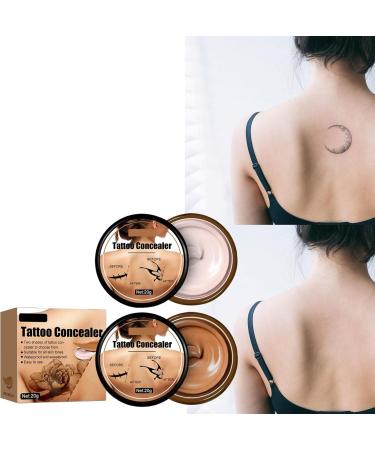 2pcs Tattoo Concealer Tattoo Concealer Repair Cream Couvre-cicatrice pour Tatouage Corporel Correcteur Invisible 2pcs*20g cream13 - Buy Online on GoSupps.com