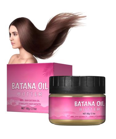 Ninnyi Batana Oil Organic for Hair Growth with 100% Pure for Repair Damaged Hair Nourishes Thin Hair (60g)