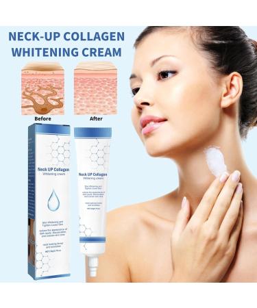 Neck Firming Cream for Women - Collagen Infused Brightening & Tightening Formula for Anti-Wrinkle & Double Chin Reduction - Buy Online on GoSupps.com