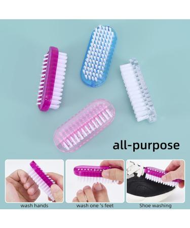 Yebeauty Nail Brushes 8-Pack Dual-Sided Fingernail Cleaner for Hand & Toe Scrubbing | Pedicure Nail Scrubber Kit - Buy Online on GoSupps.com