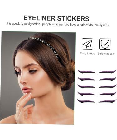 NOLITOY 320 Pairs Eyeliner Stickers Reusable Double Eyelid Tapes Invisible Eye Line Strips Skin Patch 1 count (Pack of 1) Assorted Colorx8pcs - Buy Online on GoSupps.com