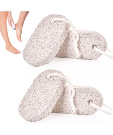 4PCS Pumice Stone Foot Scrubber Pummis Stone for Feet Hands Body Foot File and Hard Skin Callus Remover for Skin Exfoliation