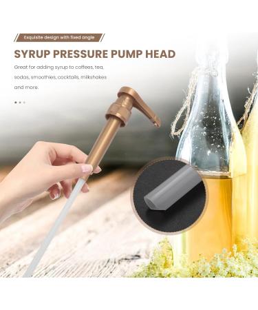 Coffee Syrup Pump Coffee Syrup Dispenser for adding syrup to Coffee Tea Soda and cocktails Syrup Pump Dispenser for Torani DaVinci Jordans Skinny Syrup Bottles 750Ml - Buy Online on GoSupps.com