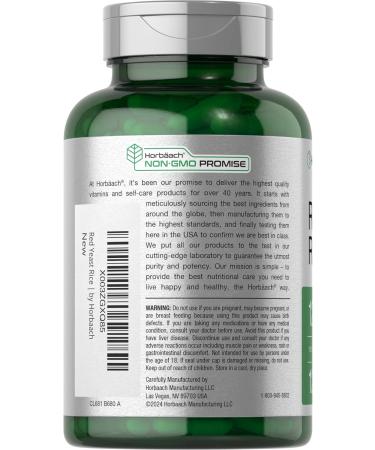 Horb ach Red Yeast Rice 1200 mg | 120 Capsules | Non-GMO Gluten Free Supplement - Buy Online on GoSupps.com