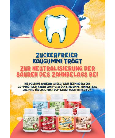 Xylitquelle Spearmint Dental Care Chewing Gum | Sugar-Free Vegan 100% Xylitol | 480 Pieces (6-Pack) | No Aspartame or Sorbitol | Tooth Mineralization Support - Buy Online on GoSupps.com