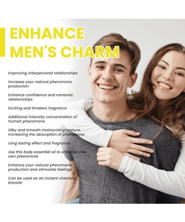 Lasting Fragrance Men And Women Perfume Oil Pheromone Cologne for Men Attract Women Natural Body Essential Oil Strong Pheromones to Attract Women 10ml 0.34 Fl Oz (Pack of 1) Yellow - Buy Online on GoSupps.com