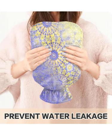 Buy NAANLE Mandala Flower Hot Water Bottle - 1L Transparent Cover for Back Pain Relief & Hot/Cold Therapy | Perfect Hand & Foot Warmer - International Shipping Available! - Buy Online on GoSupps.com