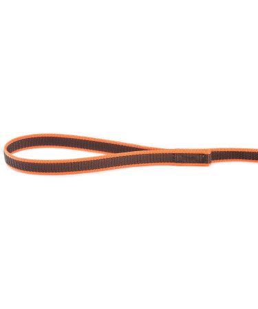 IDC Color & Gray Rubberized Dog Leash - 20mm x 10m with Loop | Durable Orange-Gray Design for Worldwide Shipping - Buy Online on GoSupps.com