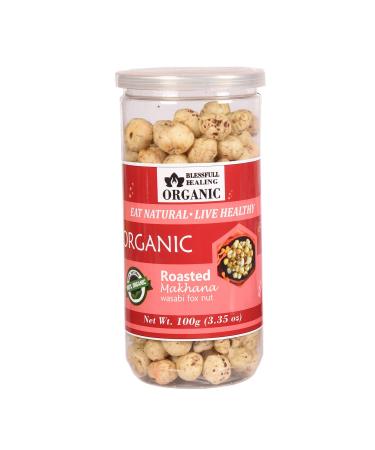 Blessfull Healing Makhana with roasted organic wasabi flavour 100 grams