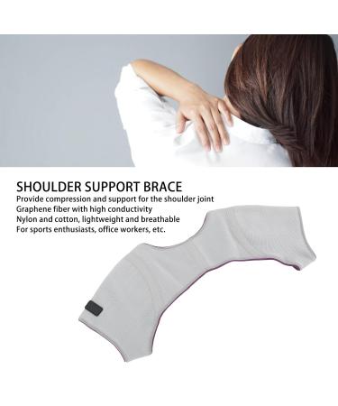 Keenso Double Shoulder Brace - Adjustable Support for Rotator Cuff & Joint Pain Relief - Graphene Fiber Comfort for Women & Men - Buy Online on GoSupps.com