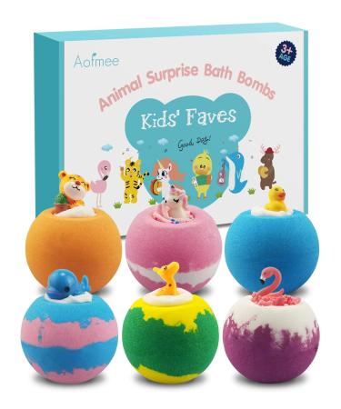 Baths aofmee bombs children swimming between 6Pcs bath balls bathing additive children gift for children gifts for women foam bath bathing ball for birthday Christmas Valentine's Day sweet bombs