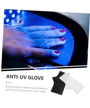 Beaupretty 2 Pairs sun gloves pink gloves manicure UV gloves UV gloves for manicure UV gloves for nail UV protection gloves for nail UV protection gloves for manicure sun protection Nylon gel - Buy Online on GoSupps.com