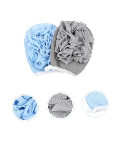 Buy Hemoton 2pcs Bath Towel & Loofah Sponge Set - Soft Bathing Poufs & Shower Gloves for Gentle Scrubbing | Bulk Bathroom Supplies - Buy Online on GoSupps.com