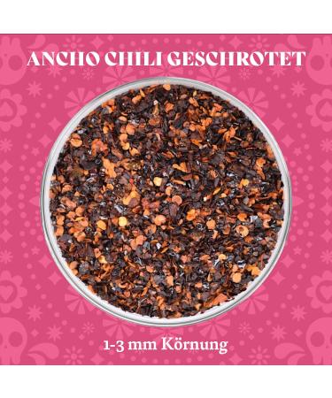 Se or L pez Ancho Chili Screamed 30g - Authentic Mexican Dried Mild Chili Flakes & Powder for Flavorful Salsas | International Shipping - Buy Online on GoSupps.com