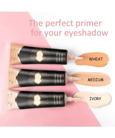 Buy Long Lasting Eyeshadow Primer | Waterproof Eye Makeup Base - Full Coverage Concealer (Ivory) | International Shipping Available - Buy Online on GoSupps.com