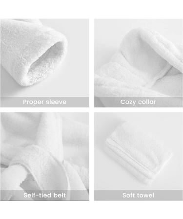 Newborn Photography Props Bathrobe Outfit | Baby Photo Prop Robe Set | Boy Girl Photoshoot Costume 0-6 Months (White) - Buy Online on GoSupps.com