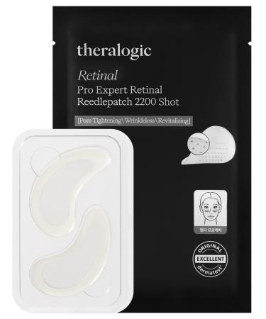 Pro Expert Retinal Reedlepatch 2200 shot - High-Efficacy Pore Elasticity Enhancement with 0.3% Retinal Patches - Vegan Dermatologically Tested Disposable 1 Pair