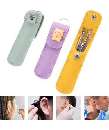 Buy 3 Sets Earpick & Ear Wax Cleaner Kit - Stainless Steel Ear Cleaning Tools for Effective Ear Wax Removal - Buy Online on GoSupps.com