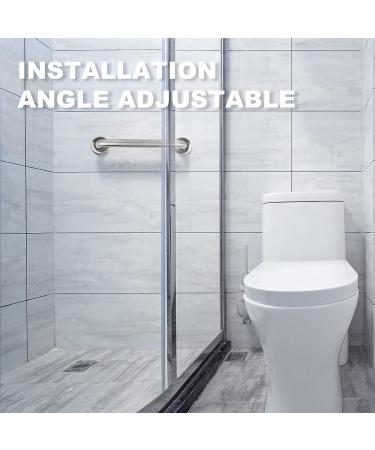 LONVICHTT 12 Inch Grab Bars for Bathroom - 2 Pack, Anti-Slip Stainless Steel Shower Handles for Bathroom Safety - Senior Assist Bath Handle - Buy Online on GoSupps.com