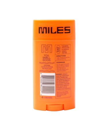 Miles Deodorant for Teens, Tweens & Kids - Aluminum-Free Odor-Neutralizing Technology - 2-Pack Fresh Scent 2.50 oz - Buy Online on GoSupps.com