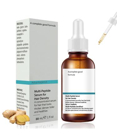 Smdrafy 30 ml Multi Peptides for Hair Scalp Serum volume serum with multiple peptides hydrating serum hair loss control for men and women strengthens and reduces mane