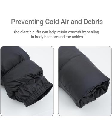 Kids Winter Puffer Jacket & Snow Bib Pants Ski Suit Set - Black, 4-5 Years - Buy Online on GoSupps.com