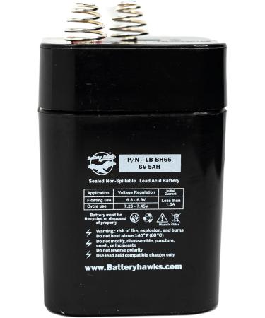 6V 5AH SLA Battery - UB650 PS-650L PC640L DG6-4 for Lantern & Flashlight | International Shipping Available - Buy Online on GoSupps.com