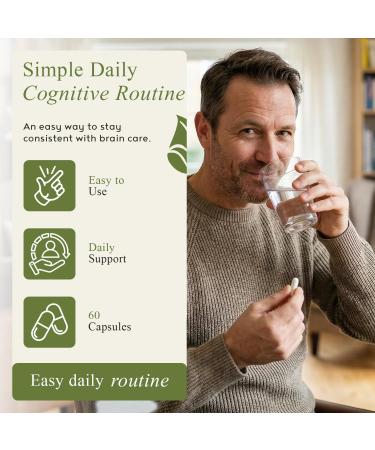 Brain Support for Memory and Focus - Brain Supplement for Memory & Neural Function - Premium L-Tyrosine, Phosphatidylserine, Bacopa Monnieri Focus Supplement, 30 Capsules (Pack of 1) 60 Count (Pack of 1) - Buy Online on GoSupps.com