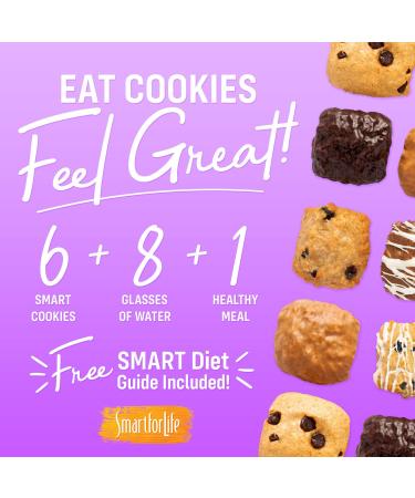 Smart for Life Peanut Butter Protein Cookies - High Protein Meal Replacement Snack with Super High Fiber - 12 Pack - Buy Online on GoSupps.com