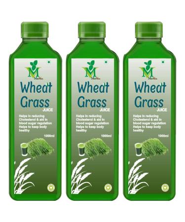 NSH Wheat Grass Juice - 1 litre pack of 3