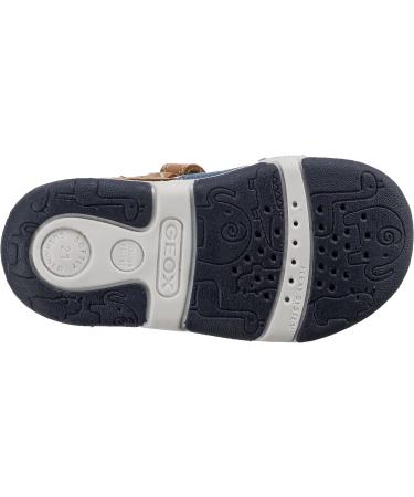 Geox Baby Boy's B Sandal Tapuz First Steps - 7 UK Child - Caramel Navy - Buy Online on GoSupps.com