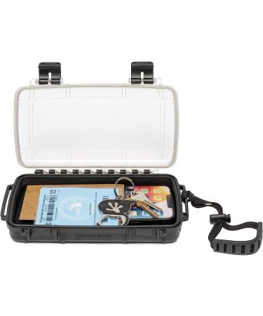 Geckobrands Waterproof Dry Box Storage Case Medium Black | Watertight & Airtight for Phone & Wallet - Buy Online on GoSupps.com