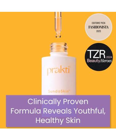 Prakti SundaSkin Hydrating Serum | Lightweight All-in-One Facial Serum for Radiant Glow | Clinically Proven Clean Ingredients | Plumps & Hydrates for All Skin Types - Buy Online on GoSupps.com