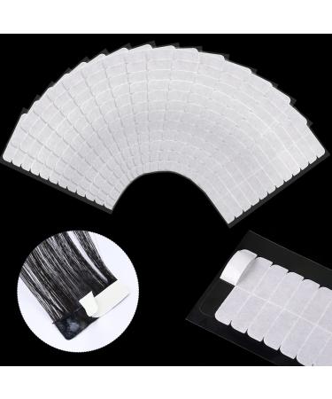 Ebanku 240 pieces replacement tape for tape in hair extensions replacement tapes adhesive strips high adhesive power hair adhesive tape for hair extensions hair striking (white) - Buy Online on GoSupps.com