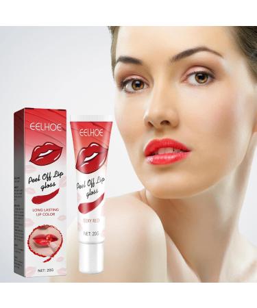 Eastuy Peel-Off Lip Gloss Tint | Peel-Away Lip Tint 0.71 oz - Cup Color Lipstick Peel-Off Long-Lasting Lip Gloss for Girls' Birthdays Eastuy - Buy Online on GoSupps.com