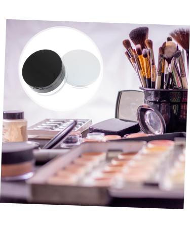 Beavorty tui Poudre de Maquillage Portable 2 Pcs 20 G 3 G Bo tes Compactes Miroir et Houppette pour Femme Usage Voyage et Maquillage Quotidien Abs Noir et Argent  - Buy Online on GoSupps.com