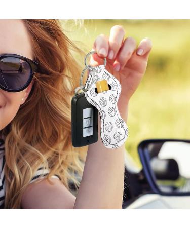 Poceacles Keychain for Women and Girls - Lipstick - Glossy Lip Balm - Neoprene Pouch - Wrist Strap Volleyball - Buy Online on GoSupps.com