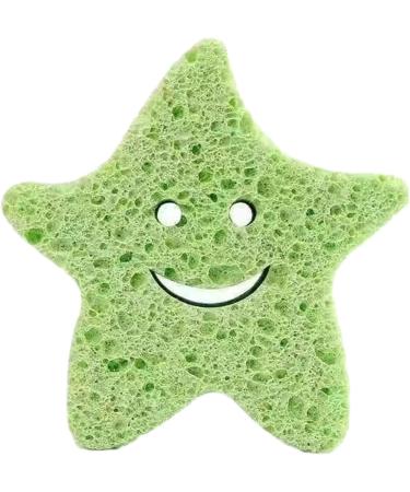 Bath Sponge For Bath Sponge for | Soft Wood Pulp Bath Sponges Cute Shower Brush Dead Skin Remover Bath Sponge Bath Supplies for Deep Cleaning Green - Buy Online on GoSupps.com