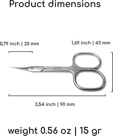 Maluk Professional Small Cuticle Scissors - Precision Beauty Tool - Buy Online on GoSupps.com