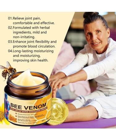  MagiSel Bee venom cream 60g bee venom repair cream bee venom cream joint and bone therapy cream with bee venom pain relief cream - Buy Online on GoSupps.com