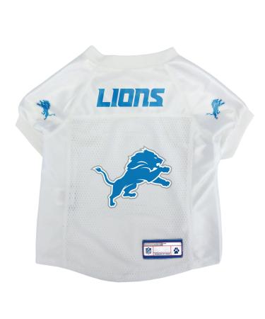 LittleArth NFL Basic Pet Jersey - sports jersey for dogs and cats Detroit Lions XS - New Logo Detroit Lions X -Small - New Logo Team color