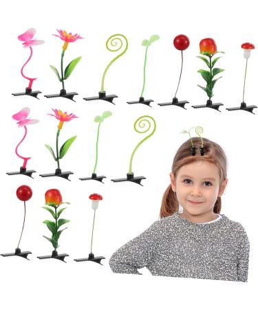 FRCOLOR 56 Pieces Simulation Plant Hair Clip Cute Accessories Hair Accessories Headwear with Hair Clips Festival Accessories Flower Claw Clips Hair Clip for Girls Party Headdress Grass - Buy Online on GoSupps.com