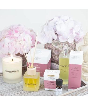 Light Range Amyris & Orange Candle - Naturally Scented with 100% Pure Essential Oils | Creates Calm & Happiness | 2.64 Oz International Shipping Available - Buy Online on GoSupps.com